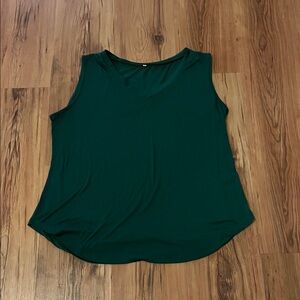 Sleeveless Green Women's Top